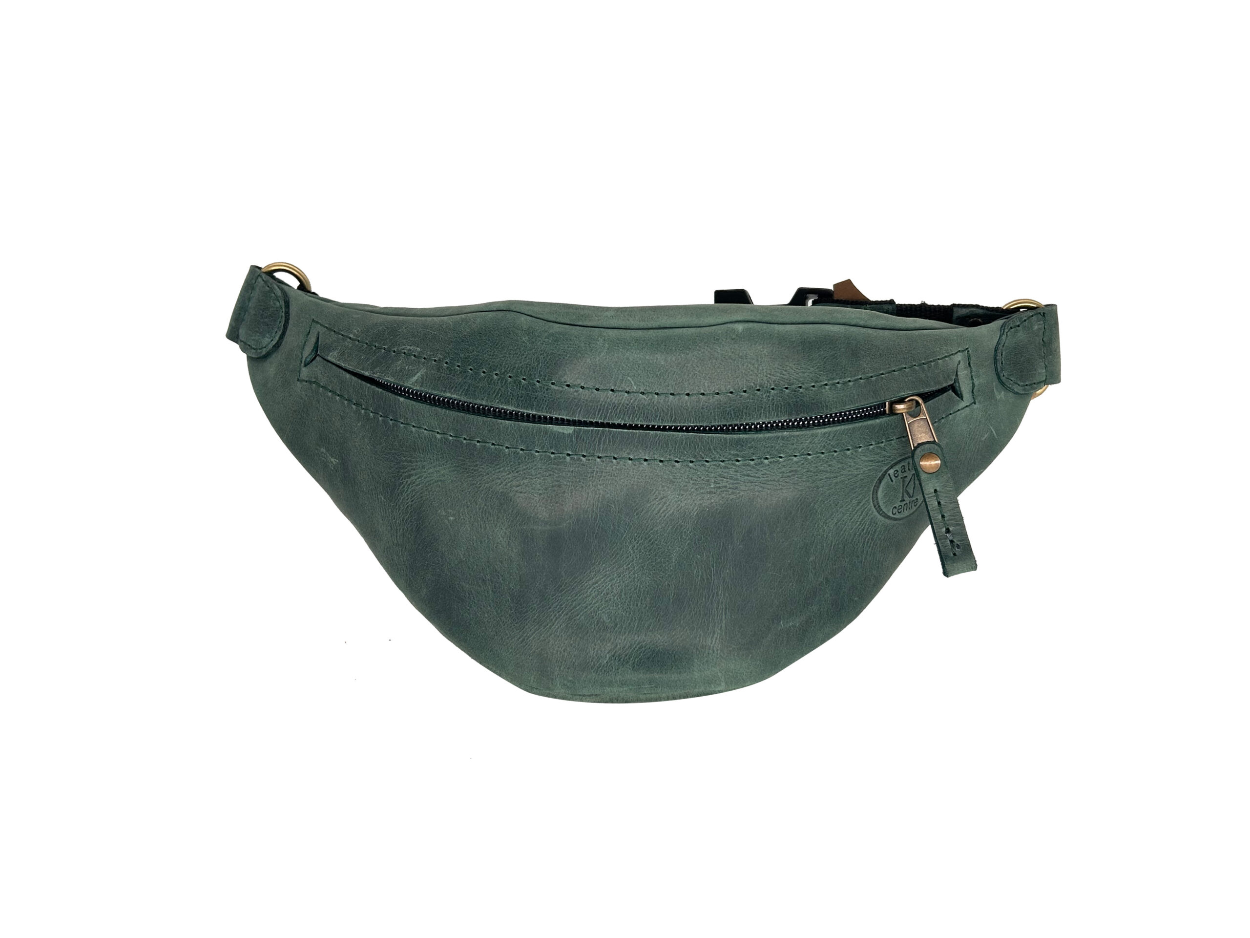 ΒΑΝΑΝΑ 3 | Green Leather Belt Bag