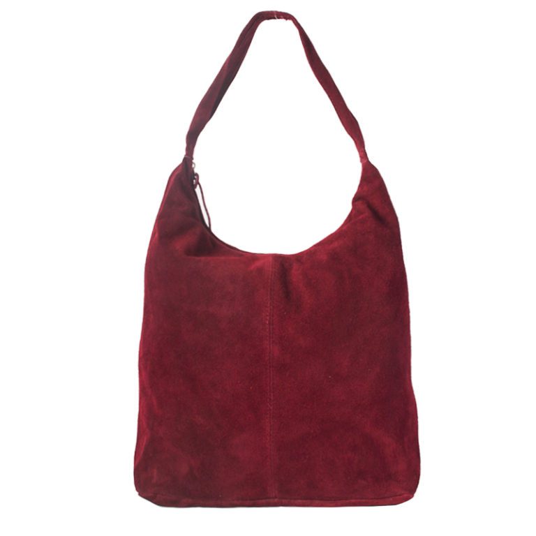 383 | Suede Tote Leather Bag - Image 11