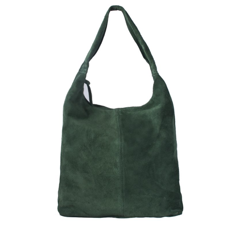 383 | Suede Tote Leather Bag - Image 6